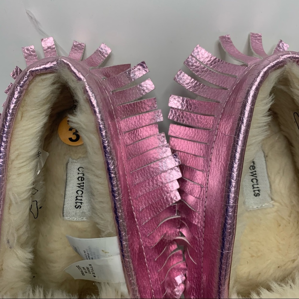 Jcrew pink metalic moccasin slippers - Picture 8 of 14